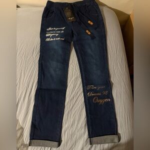 Oxygen Collections Blue Jeggings S/M